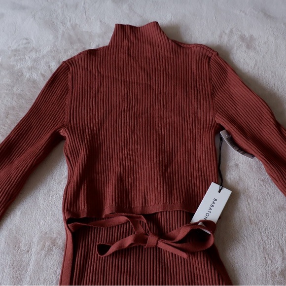 BABATON Ambrosia Sculpt Knit Top NWT - Picture 7 of 9